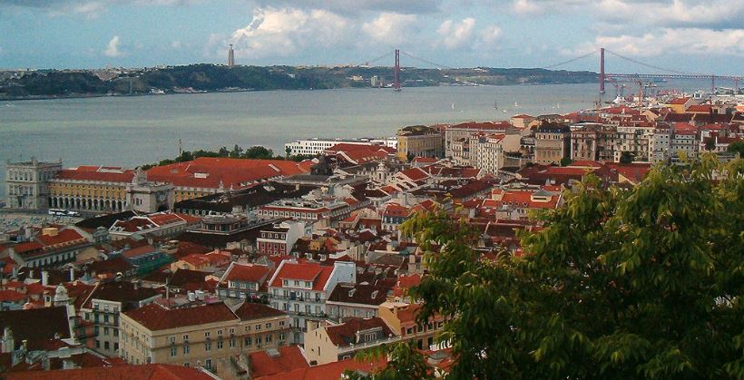 Lissabon city view